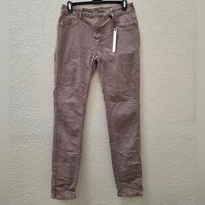 Denim: Reversible Women's Skinny Pants in Dusty Rose